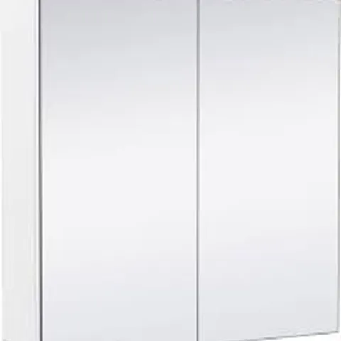 BOXED BATHROOM MIRROR CABINET - WHITE (1 BOX)