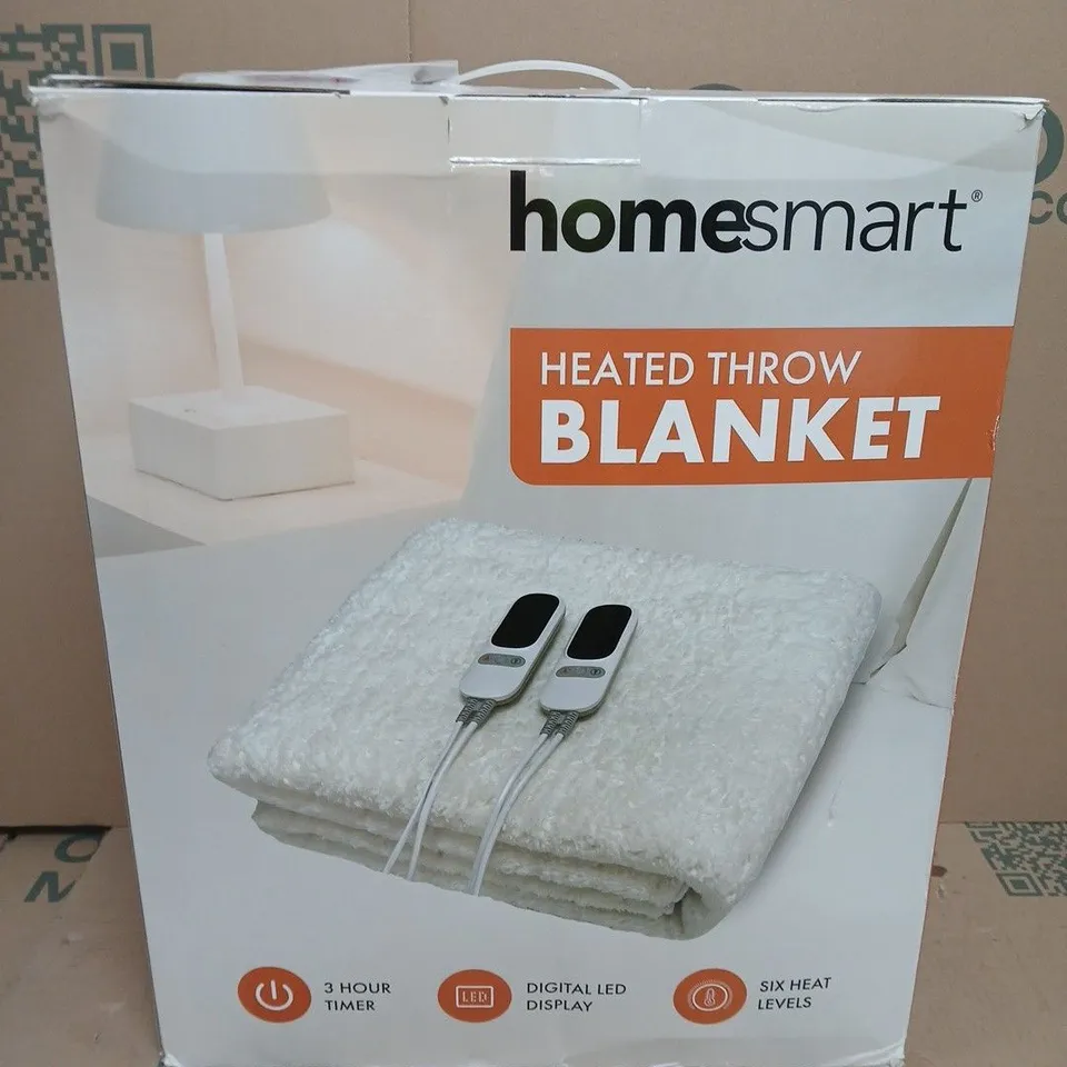 HOMESMART HEATED THROW BLANKET 