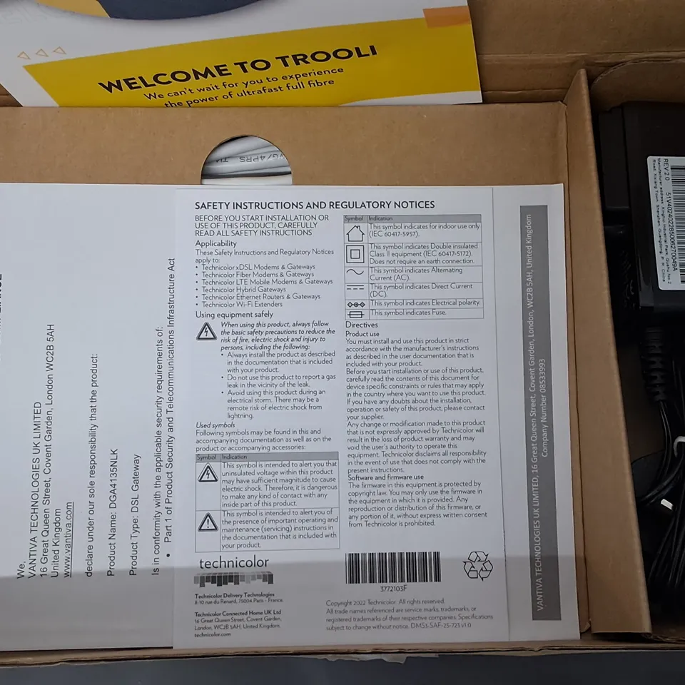 BOXED TROOLI DGA4135NLK ROUTER