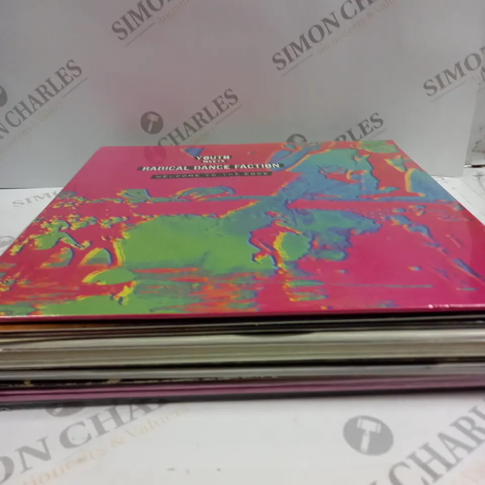 APPROXIMATELY 10 ASSORTED VINYLS FROM VARIOUS ARTISTS TO INCLUDE ELTON JOHN, LANKUM, OLLUST ETC