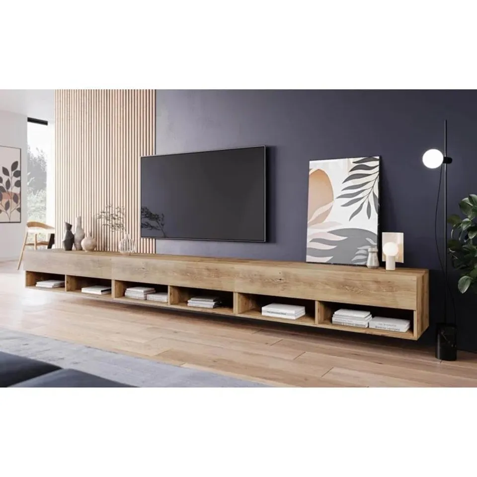 BOXED COWES TV STAND FOR TV'S UP TO 88" (3 BOXES)