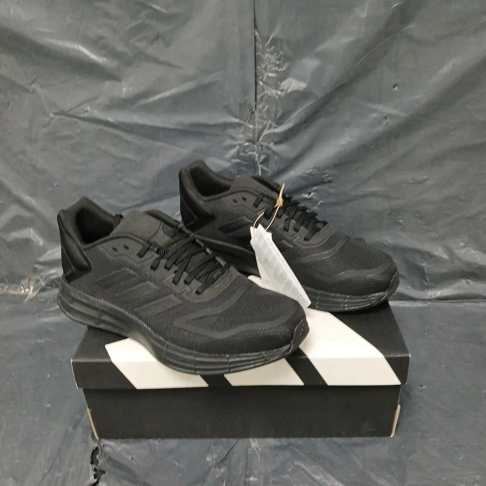 BOXED PAIR OF ADIDAS DURAMO 10 BLACK UK 8.5
