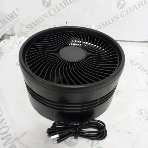 PACKAGED MY FOLDAWAY FLOOR & TABLE FAN - BLACK