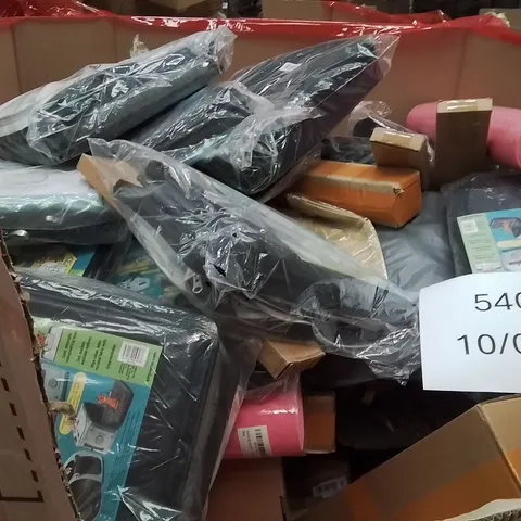 PALLET OF ASSORTED HOUSEHOLD GOODS AND PRODUCTS TO INCLUDE;CAT CARRIER,GYM MATS,RETRACTABLE SAFETY GATE