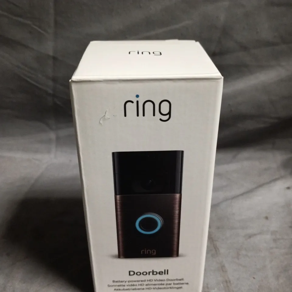 SEALED RING BATTERY-POWERED HD VIDEO DOORBELL 