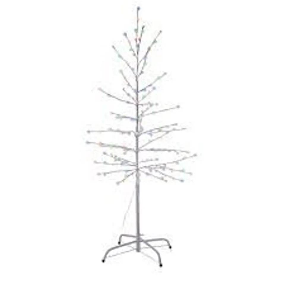 HOME STORIES 5FT LED MULTI COLOUR CHANGE BULB TREE