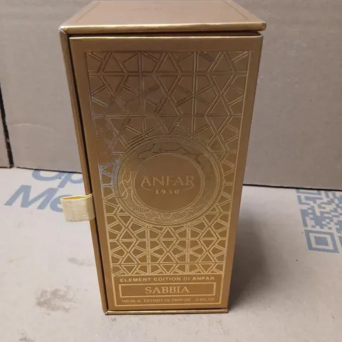BOXED ANFAR 1950 ELEMENT EDITION DI ANFAR SABBIA EXTRAIT DE PARFUM 100ML