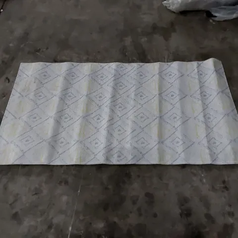 LAMAVOLA LINE RUG YELLOW/GREY // SIZE: 80 X 150cm