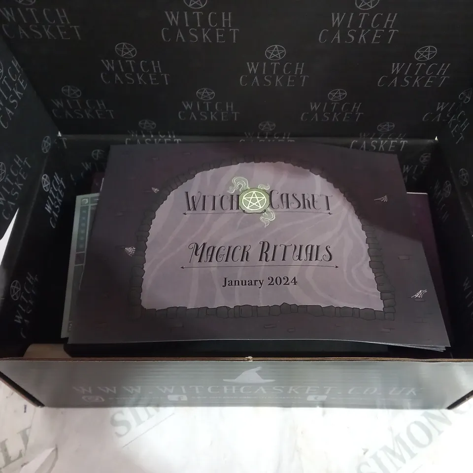 BOXED WITCH CASKET JANUARY 2024