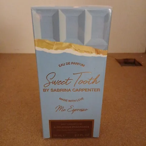BOXED AND SEALED SWEET TOOTH BY SABRINA CARPENTER ME ESPRESSO EAU DE PARFUM 75ML