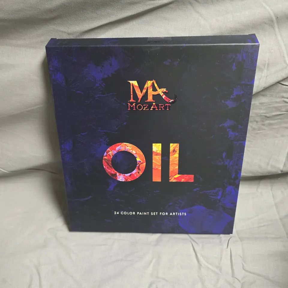 APPROXIMATELY 6 MOZART OIL PAINT SET - 24 COLOURS FOR ARTISTS