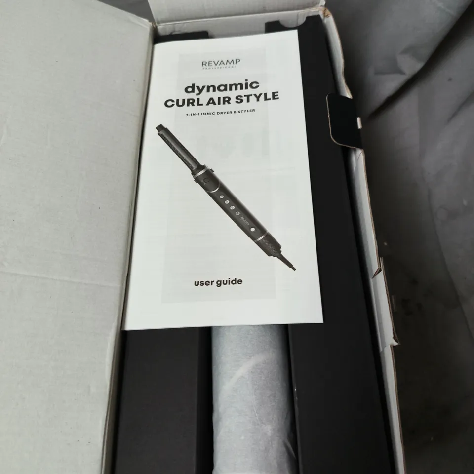 REVAMP PROFESSIONAL CURL AIR STYLE HAIR STYLER WITH ATTACHMENTS – BOXED