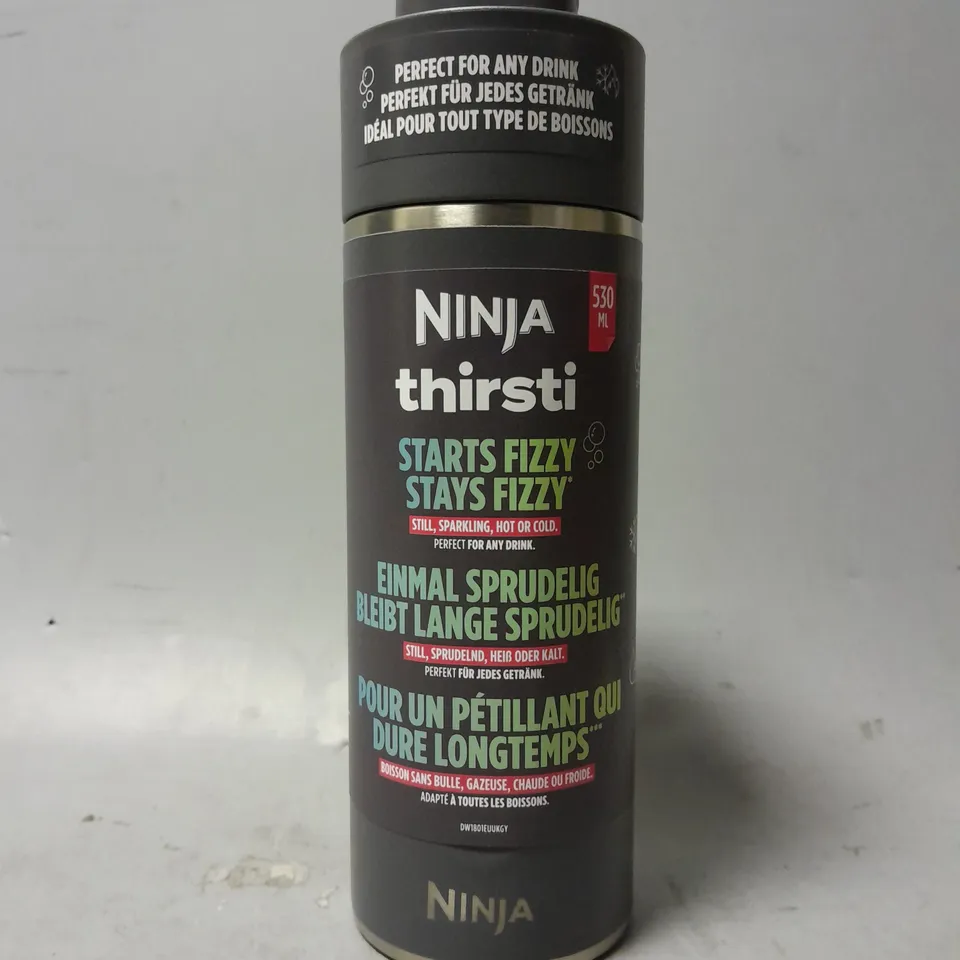 NINJA THIRSTI 530ML BOTTLE IN GREY