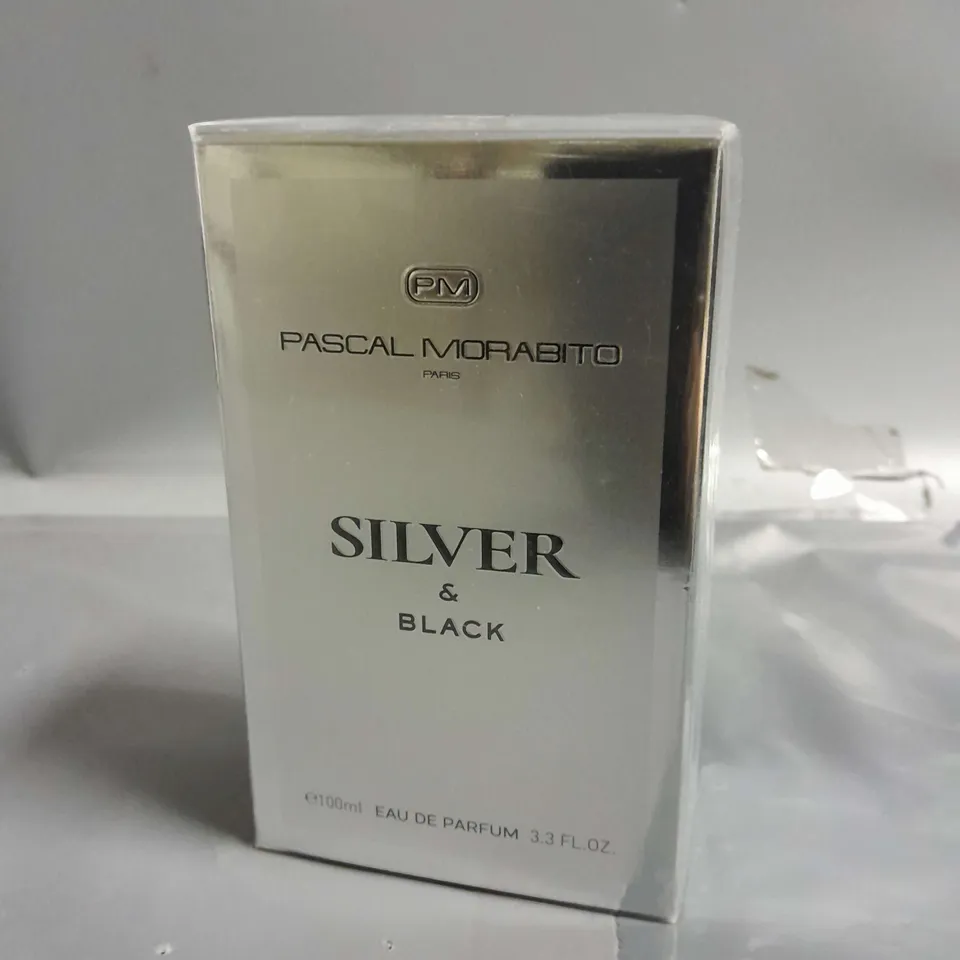 BOXED AND SEALED PASCAL MORABITO SILVER & BLACK EAU DE PARFUM 100ML