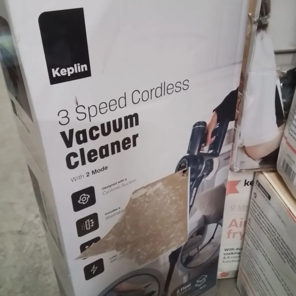 BOXED KEPLIN 3 SPEED CORDLESS VACUUM CLEANER 