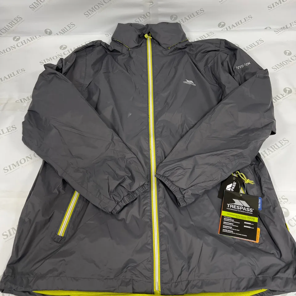 TRESPASS BRIAR JACKET IN CARBON SIZE XL
