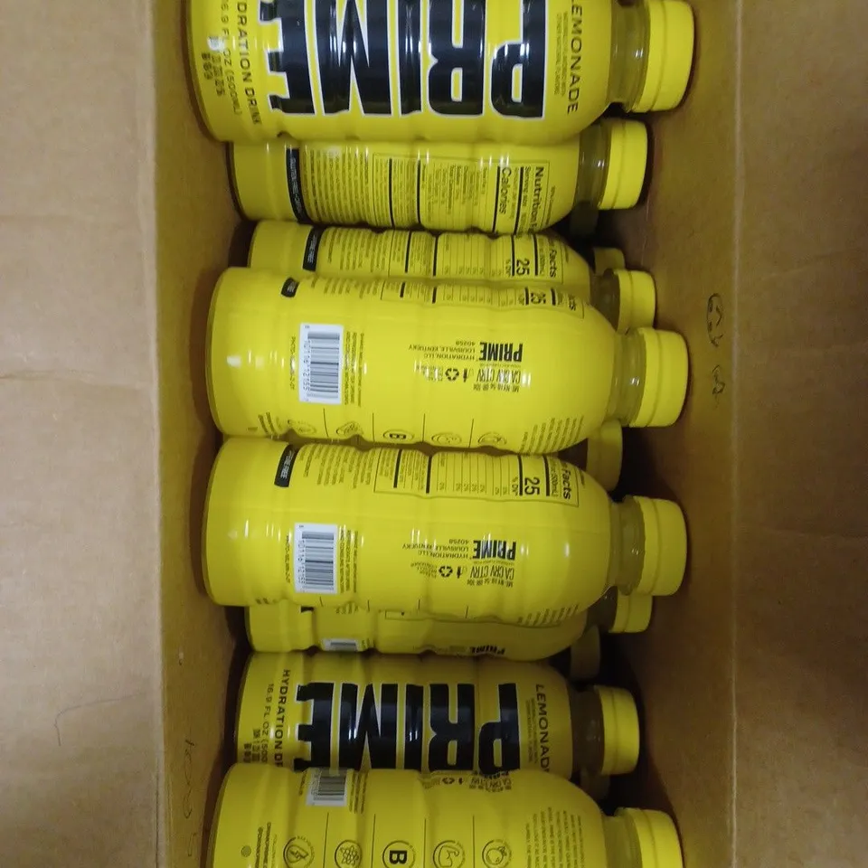 APPROXIMATELY 20 PRIME HYDRATION DRINKS - LEMONADE 