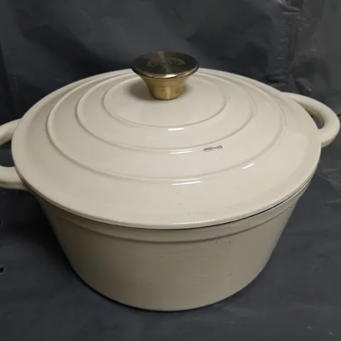 BARBARY & OAK CAST IRON 24CM CASSEROLE