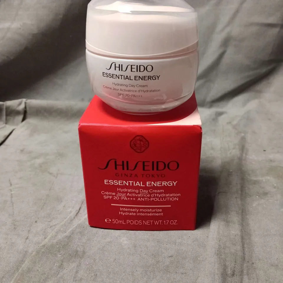 SHISEIDO ESSENTIAL ENERGY HYDRATING DAY CREAM – 50ML, BOXED