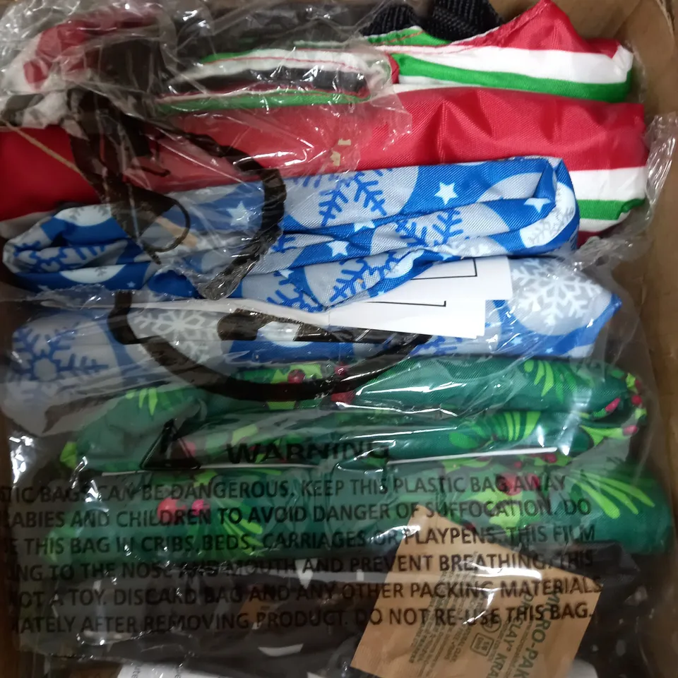 BOX OF 4 INSULATED FOLDABLE MARKET TOTE 