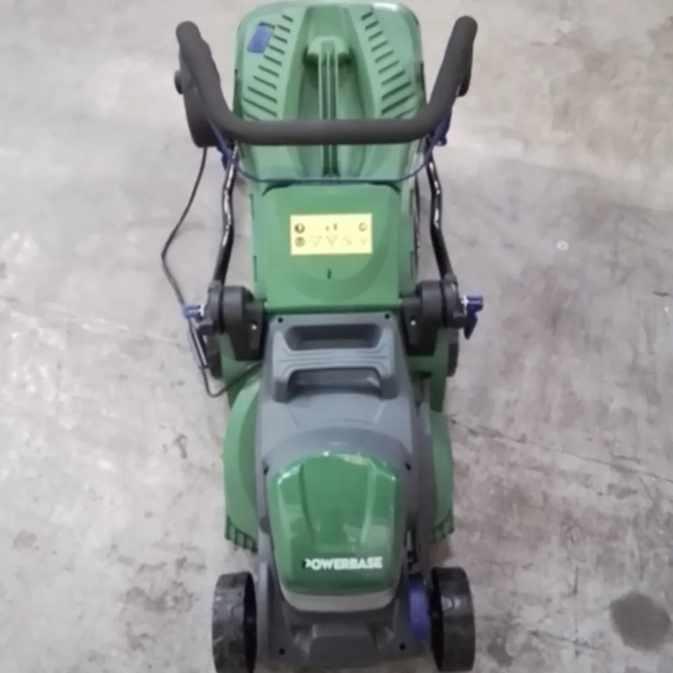 POWERBASE CORDED 34CM ROTARY LAWN MOWER