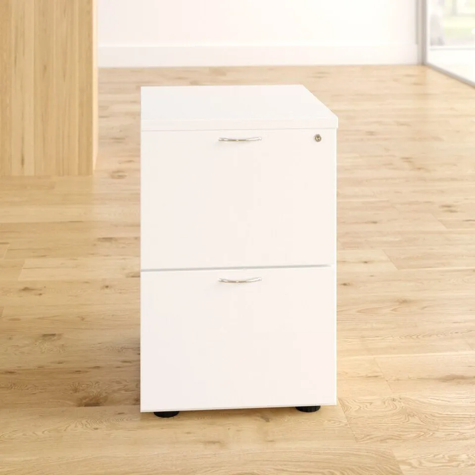 2 DRAWER FILLING CABINET WHITE