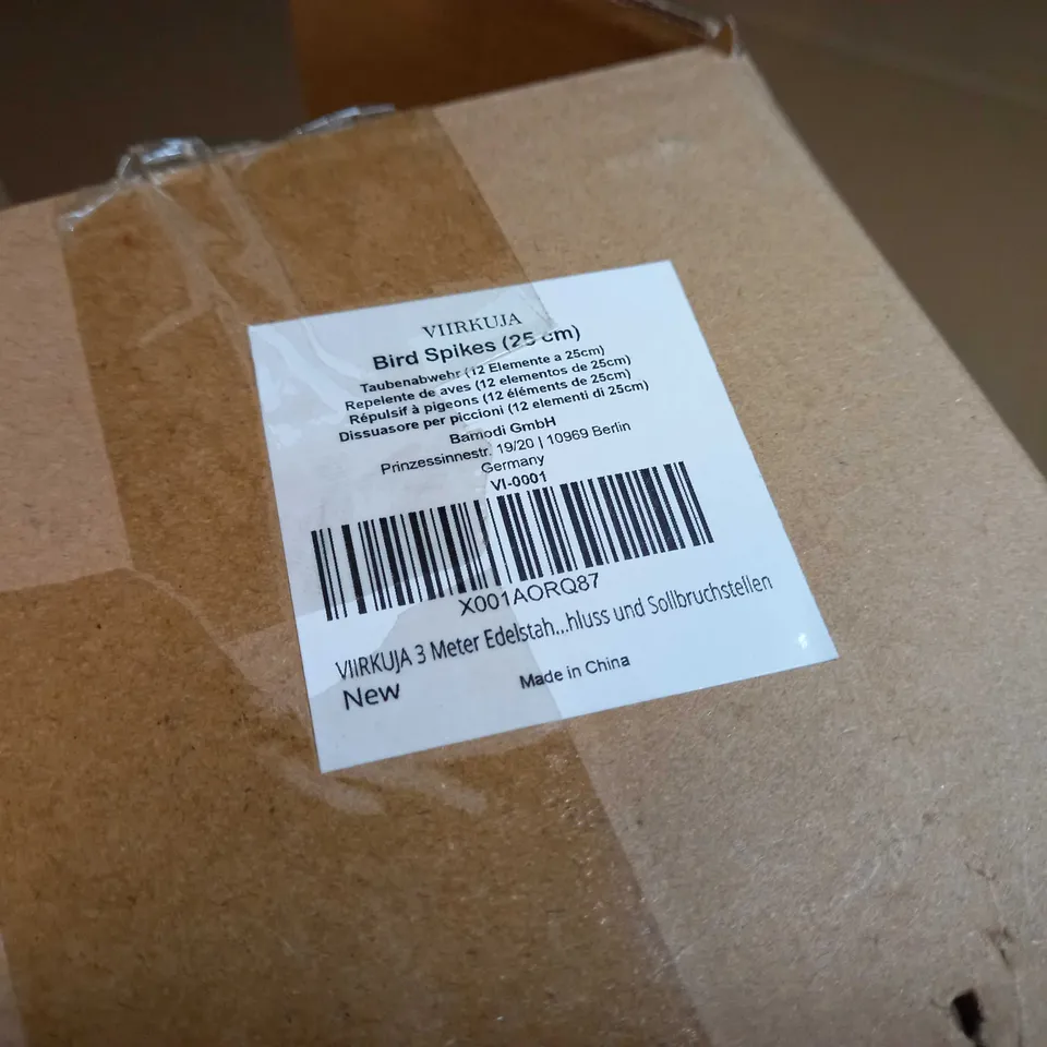 BOXED BIRKUJA BIRD SPIKES (25CM) - APPROX 3 METERS