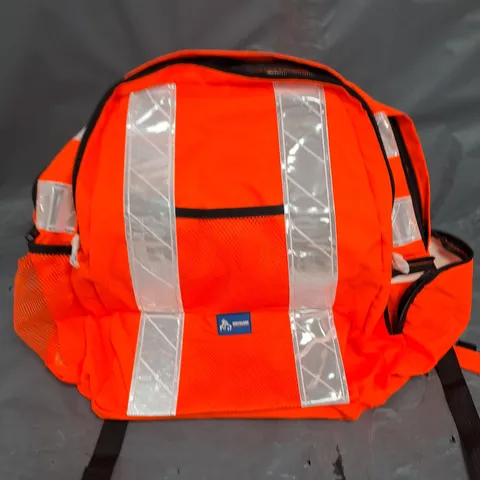 BODYGUARD WORKWEAR HI-VIS BACKPACK IN ORANGE