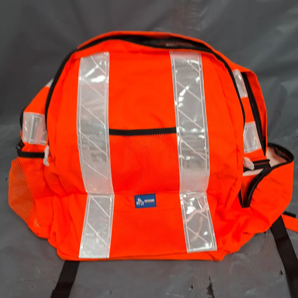 BODYGUARD WORKWEAR HI-VIS BACKPACK IN ORANGE