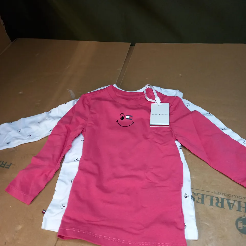 TOMMY HILFIGER BABY 2 PACK T-SHIRT GIFTBOX SIZE UNSPECIFIED