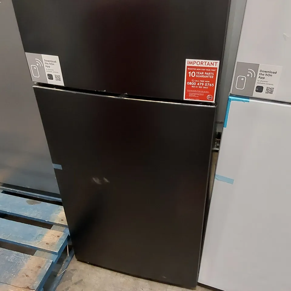 HOOVER HOCT3L517FWBK 246 LITRE 50/50 FREESTANDING FRIDGE FREEZER BLACK - UNPROCESSED RAW RETURN