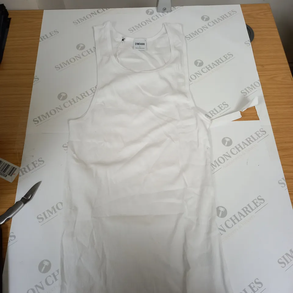 GYMSHARK RIBBED TANK TOP SIZE L