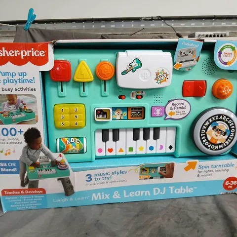 FISHER-PRICE MIX & LEARN DJ TABLE