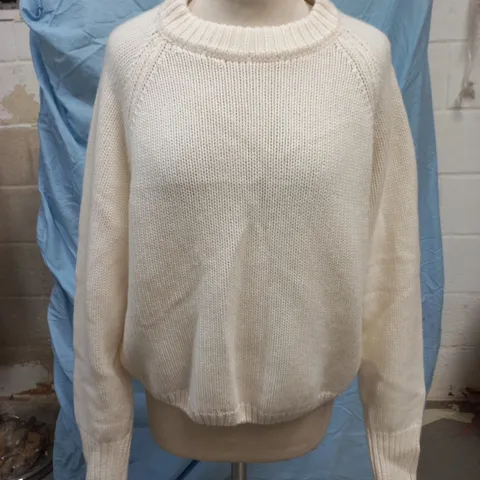 FALCONERI SUPERIOR CASHMERE SWEATER IN CREAM SIZE MEDIUM