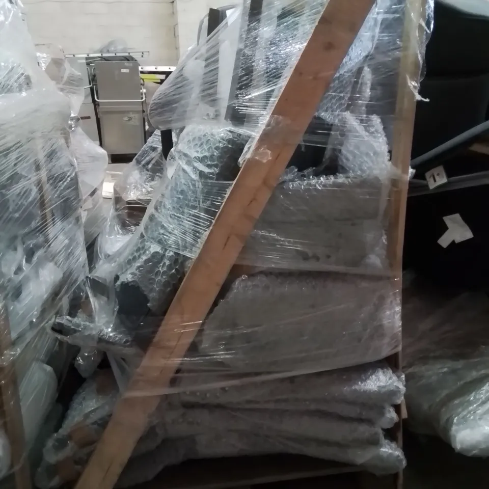 PALLET OF CHAIRS INCOMPLETE FURNITURE PARTS AND PEICES