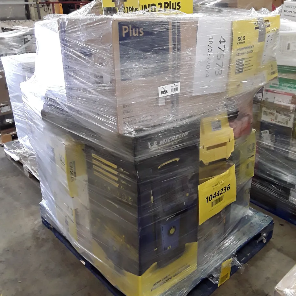 PALLET OF APPROXIMATELY 30 ASSORTED UNPROCESSED RAW RETURNS TO INCLUDE;