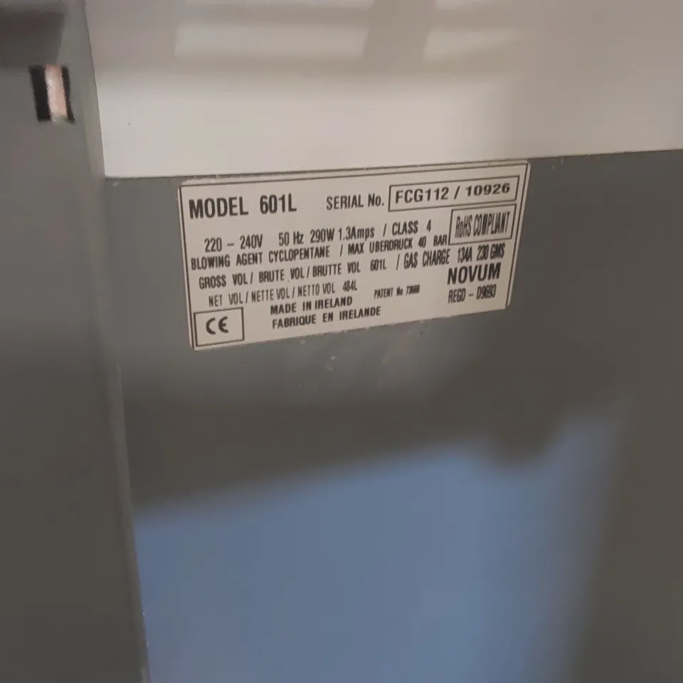 NOVUM 601L GLASS TOP CHEST FREEZER