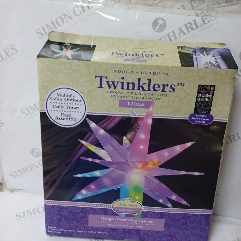 TWINKLERS STAR LIGHT MULTICOULR PLUS REMOTE CONTROL