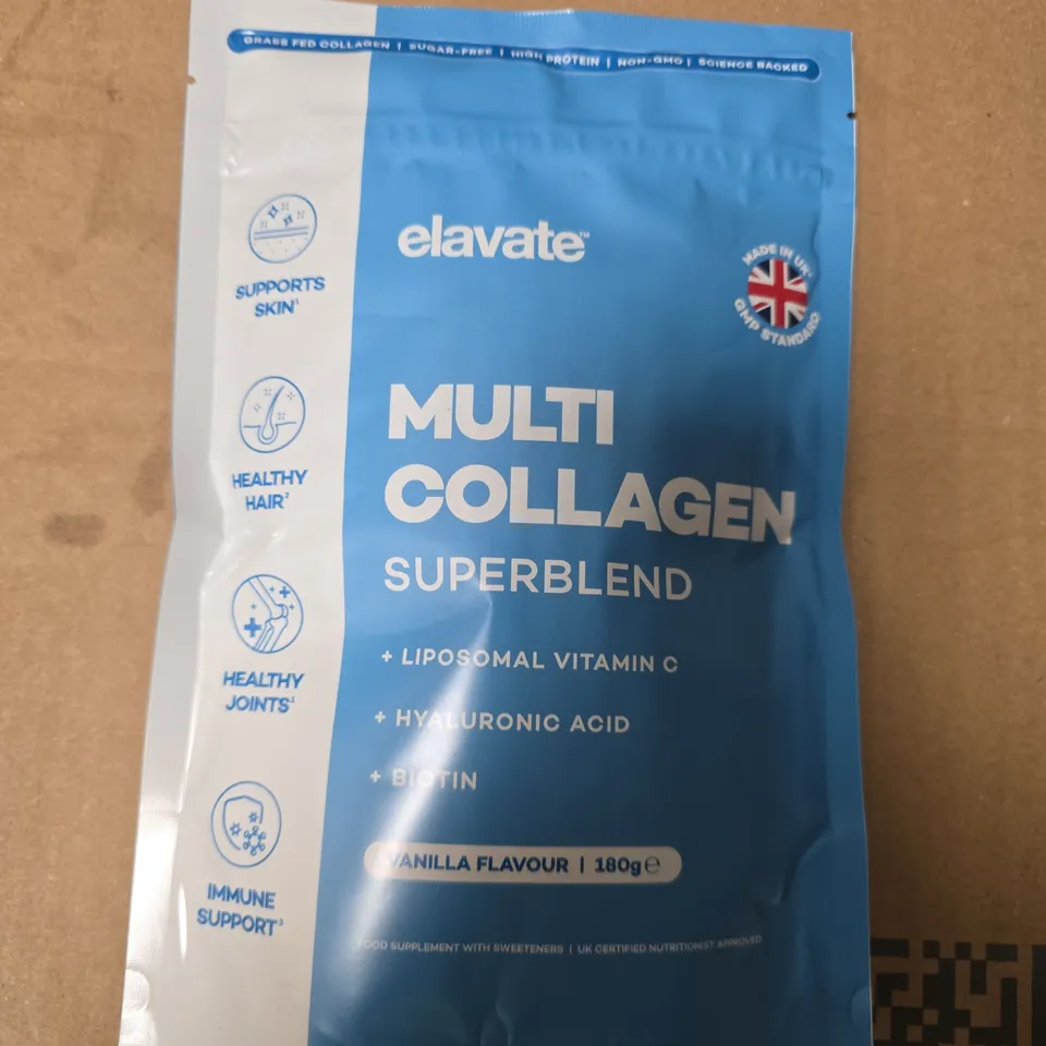 ELAVATE MULTI COLLAGEN SUPERBLEND VANILLA 180G