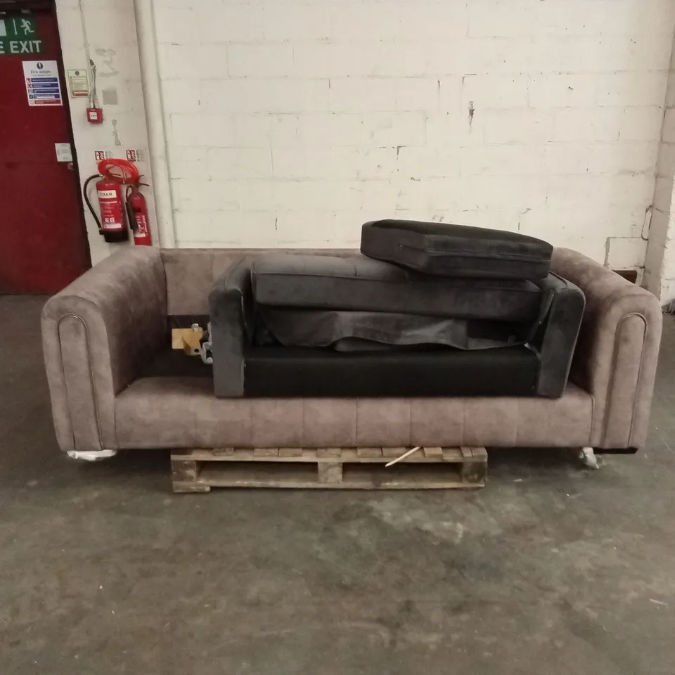 2 x ASSORTED DAMAGED OR INCOMPLETE DESIGNER SOFAS