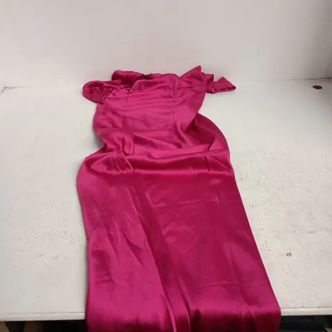 OMNES PINK SATIN DRESS β UK SIZE 8