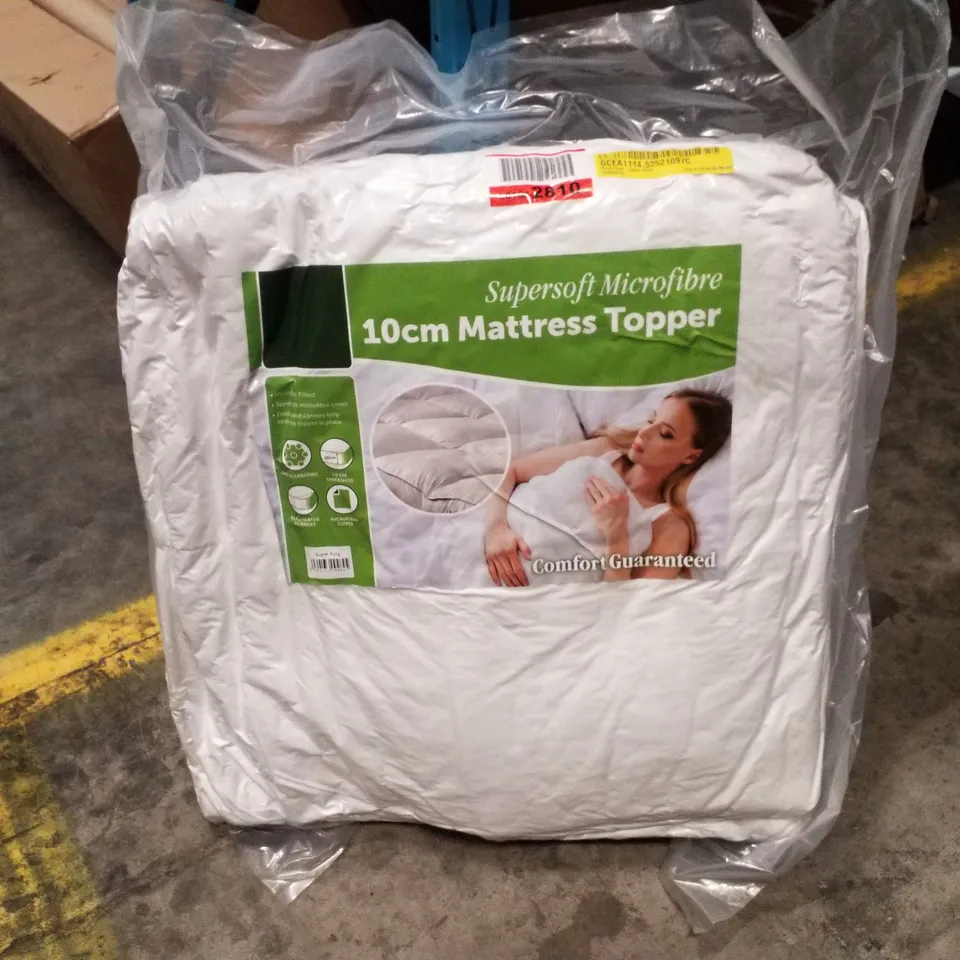 10CM SUPERKING MATTRESS TOPPER 