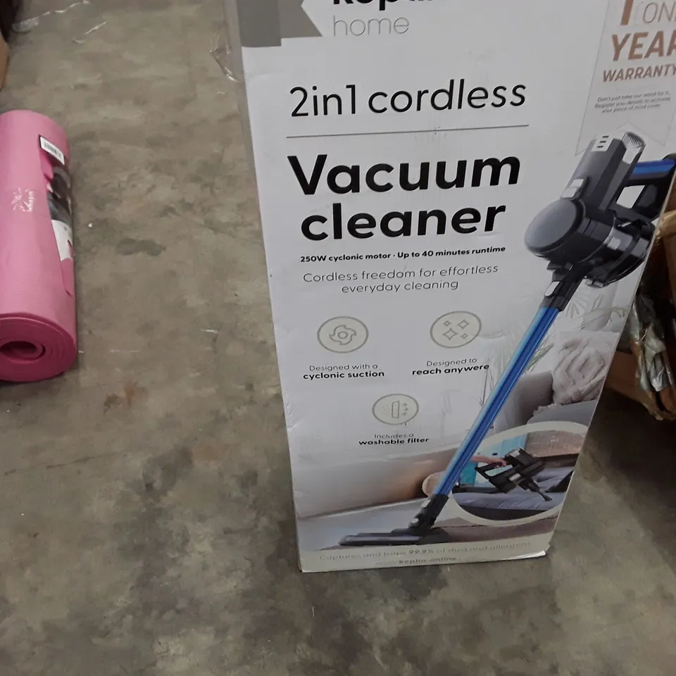 BOXED KEPLIN 2IN1 CORDLESS VACUUM CLEANER
