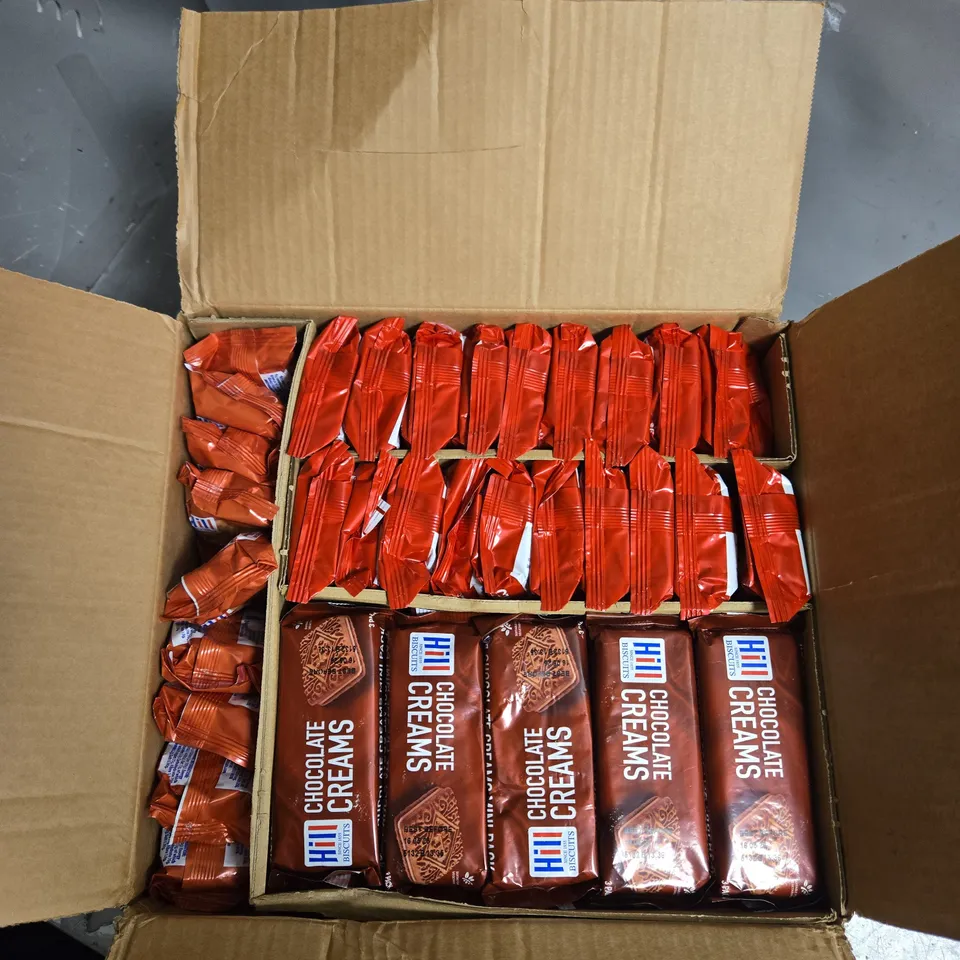BOX OF ASSORTED MINI BISCUIT PACK SELECTION