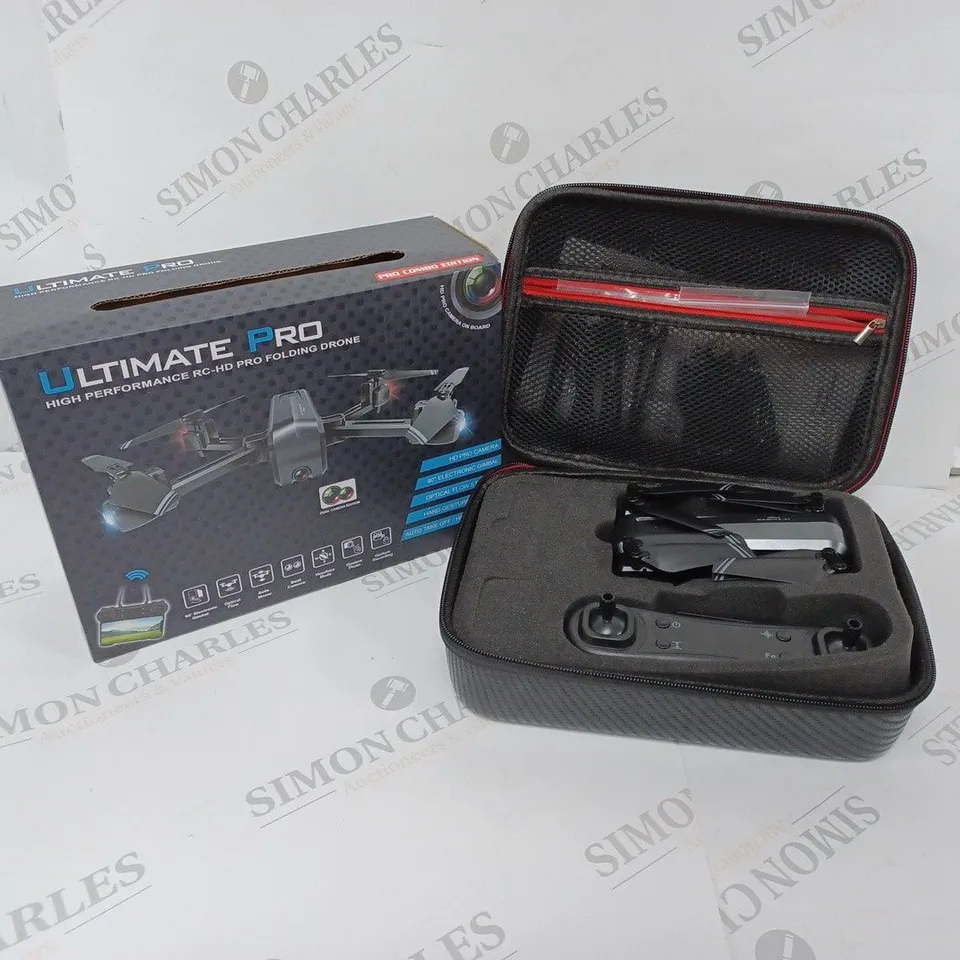 BOXED ULTIMATE PRO HIGH PERFROMANCE RC-HD PRO FOLDING DRONE