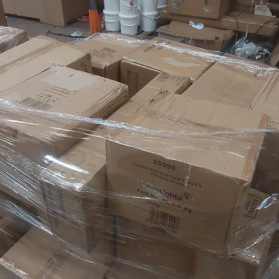 PALLET CONTAINING A VERY LARGE QUANTITY OF ASSORTED LIGHTING ITEMS