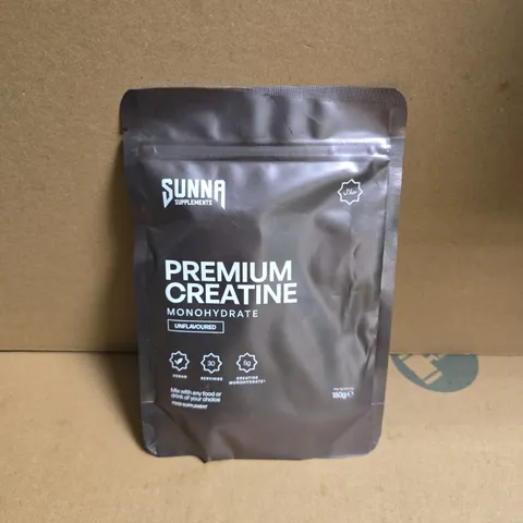SUNNA SUPPLEMENTS PREMIUM CREATINE UNFLAVOURED (150G)