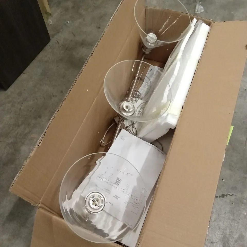 BOXED 3-LIGHT BAR PENDANT