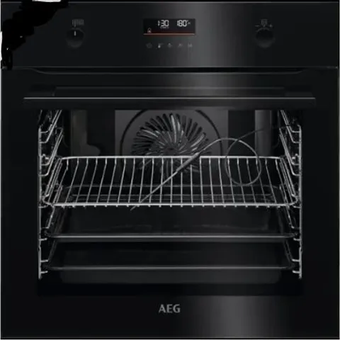 AEG STEAMBAKE BUILT IN ELECTRIC SINGLE OVEN - BLACK - A+ RATED Model BPK556260B
