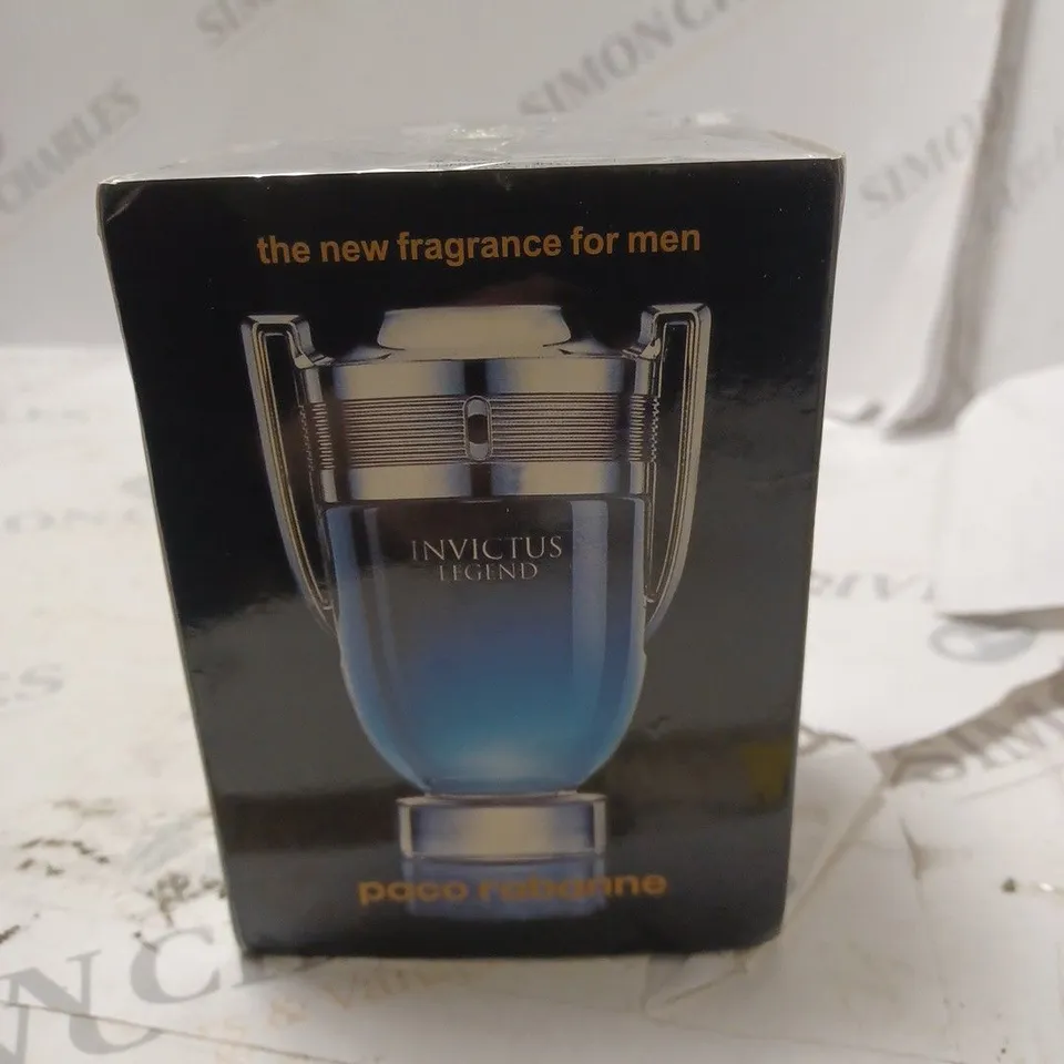 BOXED AND SEALED INVICTUS LEGEND EAU DE PARFUM 100ML